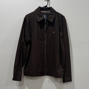 Volcom Oak Drive Dark Brown Lightweight Jacket